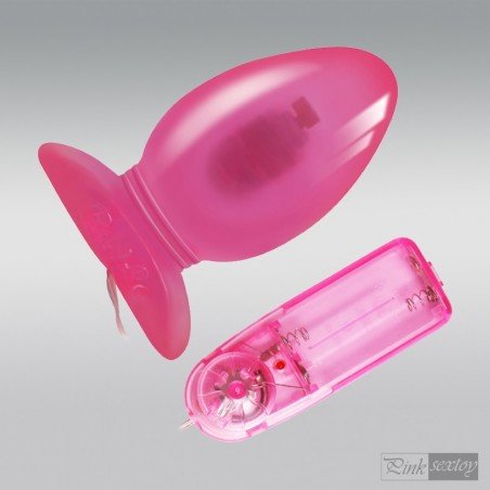 Crystal Anal Butt Plug Vibrating AD-013