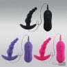 VIBRATING ANAL PLUG BEADS PROSTATE MASSAGER AD-028
