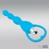 BLUE SILICONE ANAL VIBRATOR AD-029