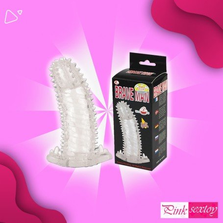 BRAVE MAN Crystal Penis Extension Sleeve PES-024