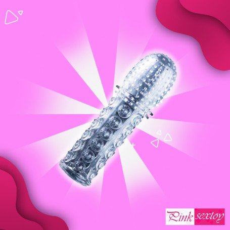 Crystal Penis Sleeve Textured Extension PES-021