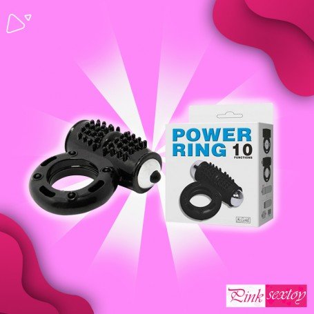 PRETTY LOVE BLACK POWER RING CR-021