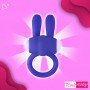 Kingfansion Mini Vibrating Rabbit Cock Ring (Blue) CR-017