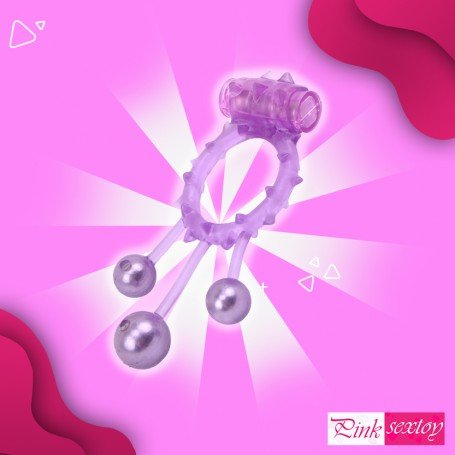 Vibrating Ball Banger Cock Ring Vibrator CR-07