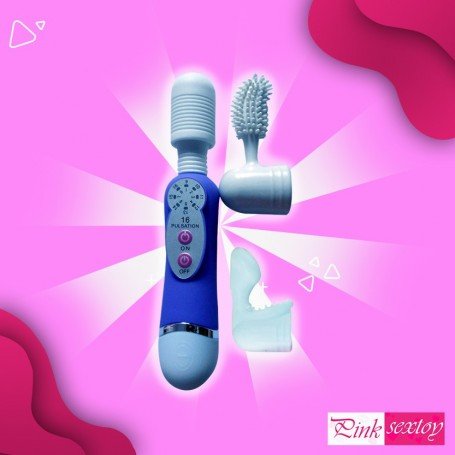 16 Speed Cordlless Magic Wand Massager VM-008