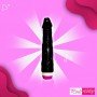 Super Natural Black Silicone Realistic Vibrator RSV-011