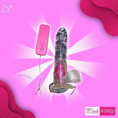 Crystal Lover Jelly Realistic Vibrator with Suction Cup RSV-065