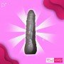 Sex Flesh Silver Realistic Non Vibrator RSNV-022