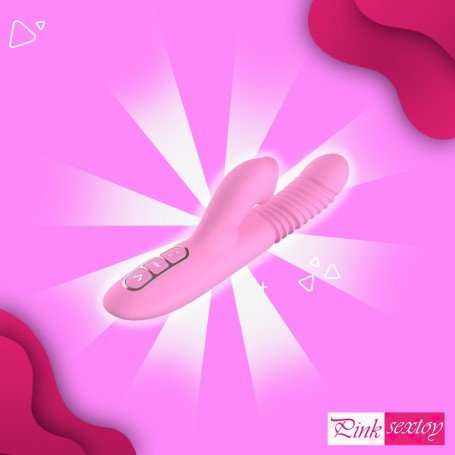 Heating 3 Layer Tongue Licking Toy Nipple Sucking Clitoris Stimulate Vibrator RV-003