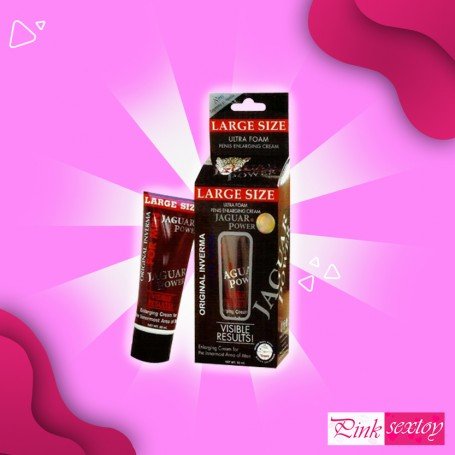 Jaguar Power Ultra Foam Penis Enlargement Cream 50ml PEC-001