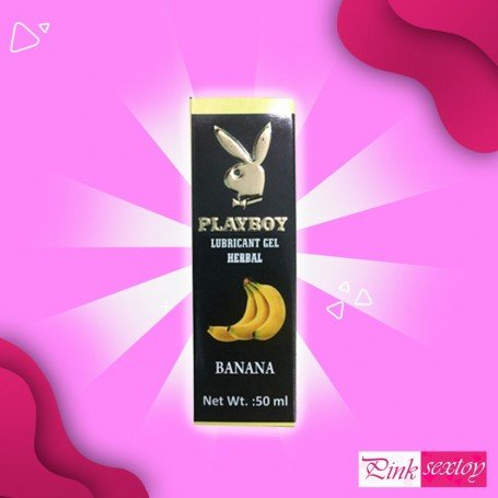 Playboy Lubricant Water Based Gel - Banana Flavoured CGS-031
