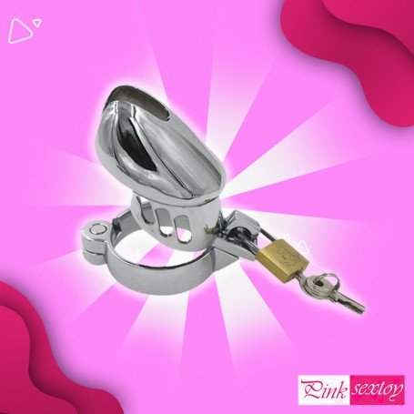 3 Size Metal Male Chastity Device Belt Cock Cages BDSM-022