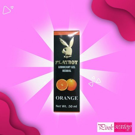 Playboy Lubricant Water Based Gel - Orange Flavoured CGS-033