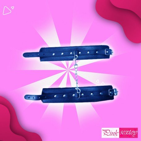 Premium Leather Naughty Nurse Wrist Cuffs Bondage Gear BDSM- 021