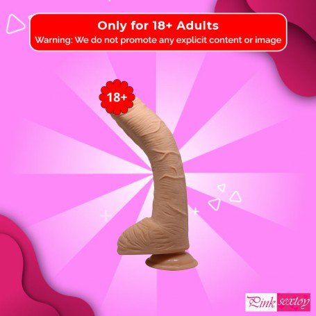 Realistic Non-vibrator with Round Balls and Suction Base RSNV-029