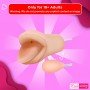 Silicone Male Masturbator with Tongue MMT-028