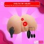 Baile Big Artificial Vagina with Double Hole and Vibration BAV-027