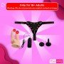 Baile Vibrating Strap-on Double Dildo with Realistic Balls SO-034